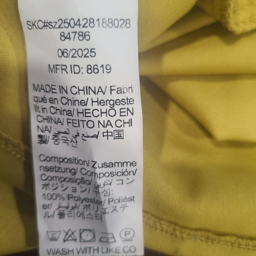 Aveloria Chartreuse Yellow Ruched Sleeveless Maxi Dress Size 8/10 Large - Picture 10 of 11